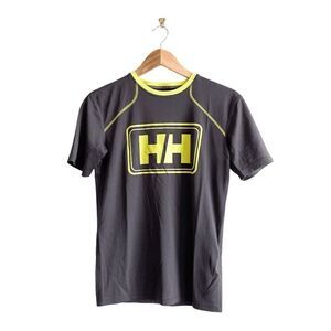 Helly Hansen Mens Crew Neck Training Athletic Short Sleeve T-Shirt Gray Small